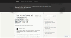 Desktop Screenshot of bearlakemonster.com